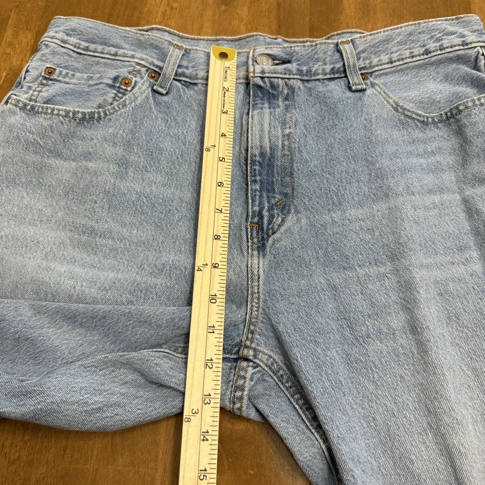Levi's 541 jeans men's 36x32 light wash blue relaxed western cowboy Levi Strauss